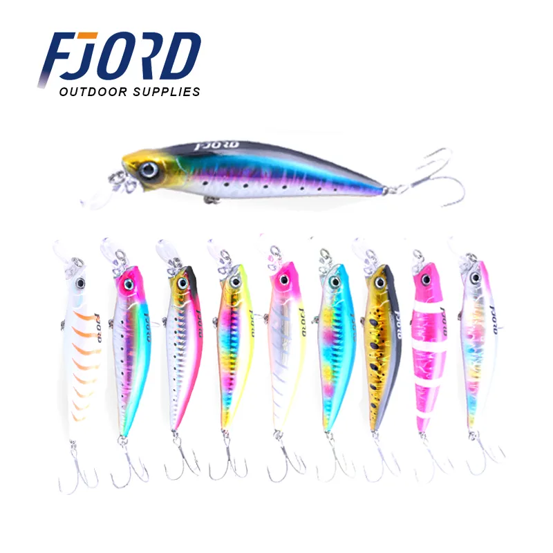 FJORD Custom Fishing Lure 90mm 31g 3d Fishing Lure Eyes Lures Saltwater Fishing Big Game Tuna Holographic Foil
