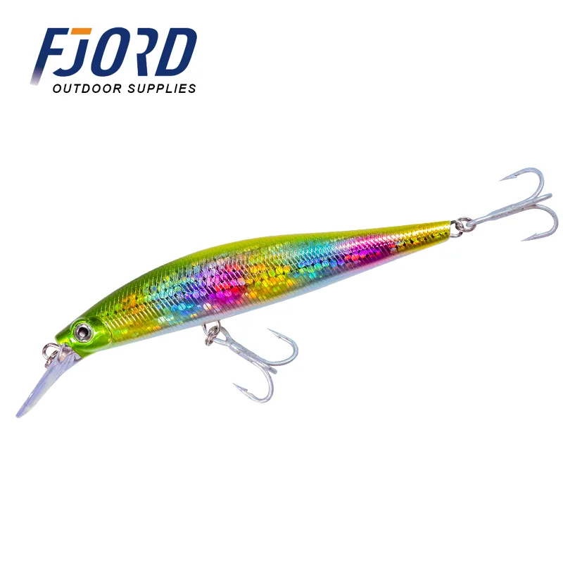 FJORD 52g 130mm Saltwater Fishing Lures Heavy Sinking Minnow with UV Light for Boating Fishing