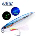 FJORD 3D Glow Jigging Lure 40g 60g 80gwith Assist New Major Saltwater Fishing Lure Jig Blades Custom Lead Jig 3d Eyes Lead - photo 8