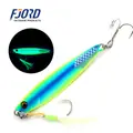 FJORD New Customized  Metal Lures Fishing 30G 40G 60G  Slow Jigging Lures Saltwater Fishing Lure Jigs Luminous - photo 8