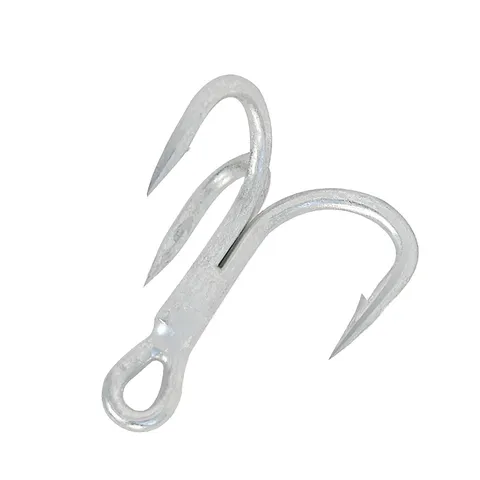 FJORD New High Carbon Steel Fishing Hooks 4x Strength Fishing Hooks Bulk 2# 4# 6# Saltwater Fishing Tackle Treble 5x Hooks