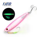 FJORD New  Luminous Jig 30G 40G 60G Metal Lure Saltwater Jig for Long Casting Slow Pitch Jigs - photo 7