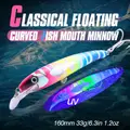 FJORD Luminous 33g Floating Minnow Hard Lures 160mm 3D Simulation Eyes Trolling Fishing Baits in Freshwater - photo 5