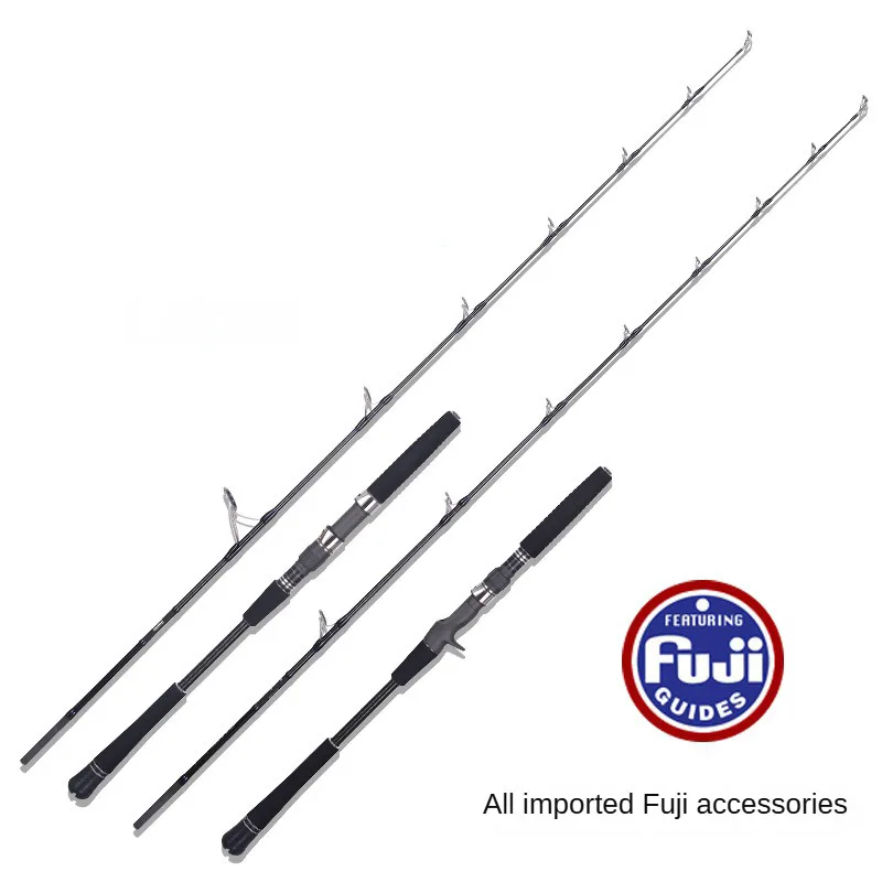 FJORD OEM 1.8M Ultra Light Spinning Fishing Rod FUJI Guides Accessorles Blanks Carbon Jigging ROD for Saltwater