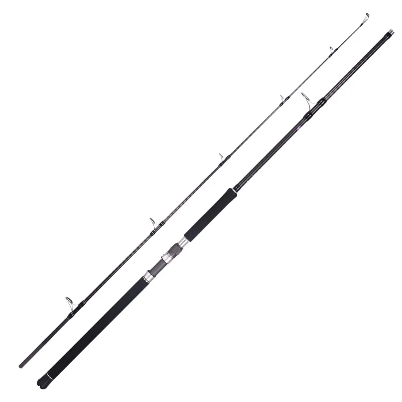 FJORD High Quality 2.25-2.67m Carbon Fiber Popper Fishing Rod for Deep-Sea Lake Stream Fishing with FUJI Reel Seat EVA Handle