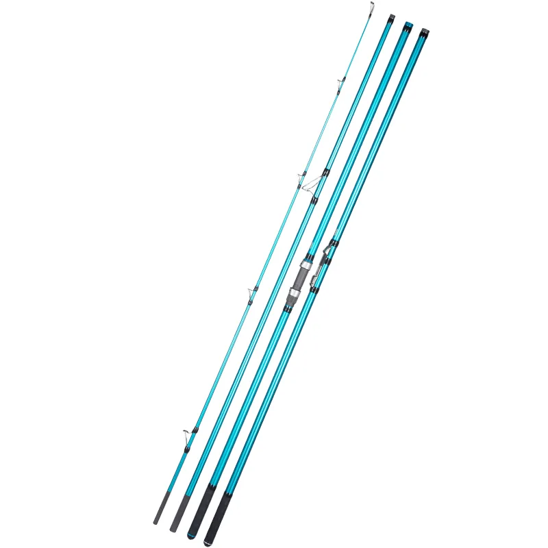 FJORD OEM FUJI Guides 4.2m Long Carbon Jigging Surf Rod for Saltwater Cast Fishing Telescopic Fishing Rod