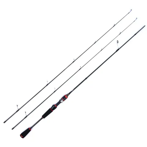 FJORD OEM 1.8M Carbon Spinning Fishing Rod with Fuji Guides for Lure Fishing in Saltwater Two-Tips Lure Rod