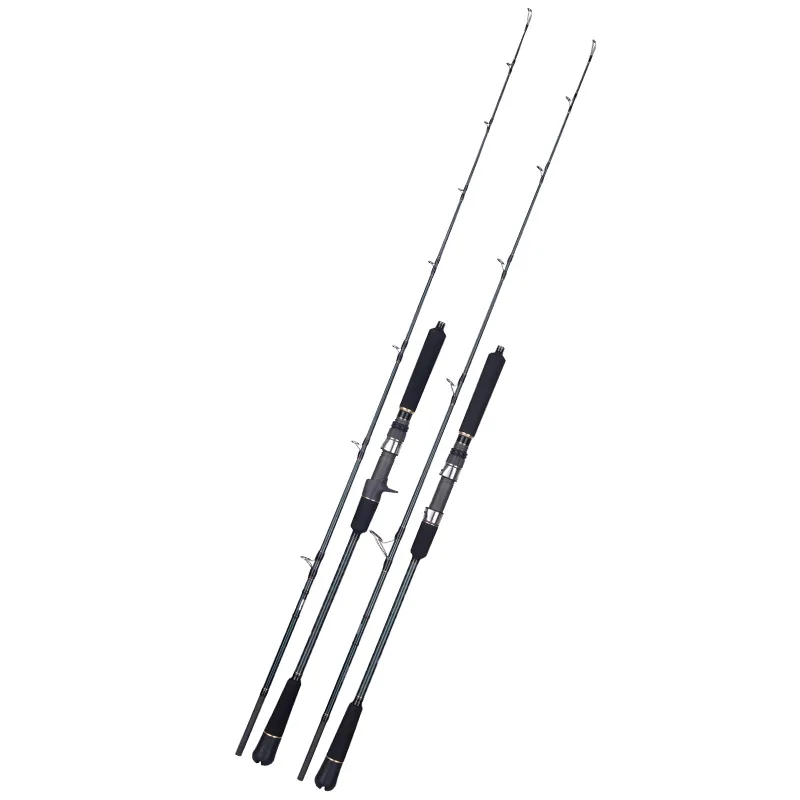 FJORD OEM FUJI Guides 1.8m Carbon Saltwater Spinning Fishing Rod SOLID DEEP MASTERII JIGGING ROD for Carp & Bass Lure Fishing