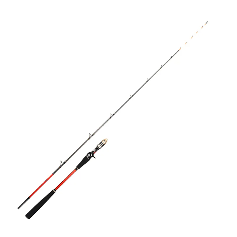 FJORD OEM 1.7m Closed Length 1.25m Light Akara Carbon Fiber Boat Squid Rod for Sea Fishing Carp Bass Saltwater Fishing