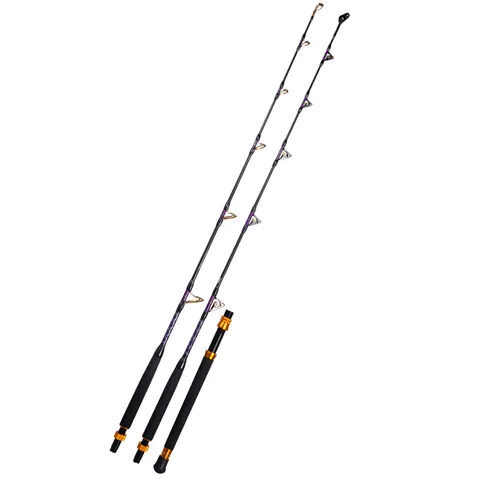 FJORD OEM 1.8m Super Hard Carbon Fiber Rod for Ocean Game Trolling 1.5 Sections Sea Fishing Carp Bass Saltwater Fish Rivers