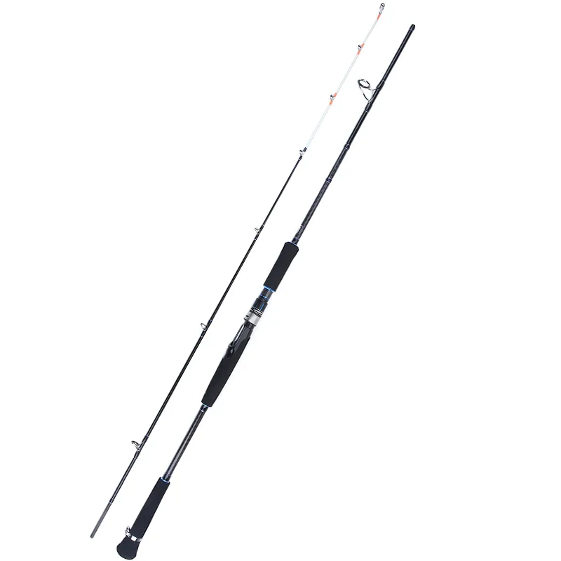 FJORD OEM Carbon Saltwater Boat Rod 2.1m/2.4m GLOW SOLID TIP Spinning Casting Jigging for Marlin GT Tuna Lure Fishing