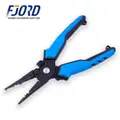 FJORD Portable 19.4CM Blue & Green Stainless Steel Fish Scissor Ring Jaw Aluminum Plumbum Cut Fishing Pliers - photo 2