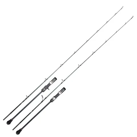 FJORD OEM 1.91m Carbon Slow Jigging Rod Fuji Rings Solid Black K Bracket Sea Stream Lure for GT/Grouper/Tuna Fishing Techniques