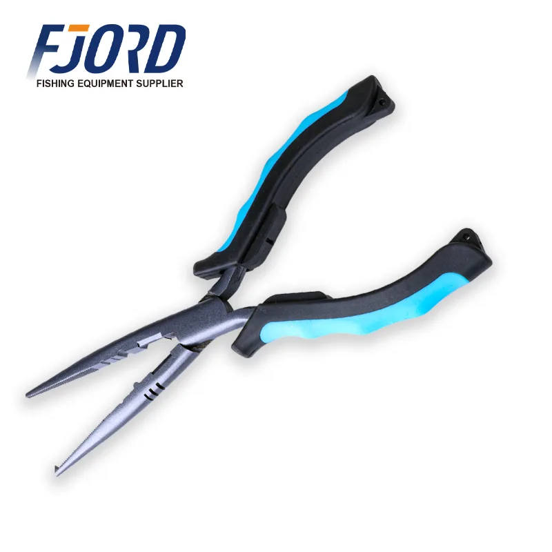 FJORD Outdoor Essential  Stainless Steel Long-Nose Pliers  with Ergonomic Handle  Comfort Grip & Sheath Included