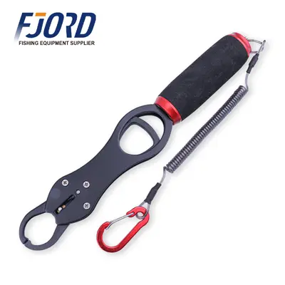 FJORD 265MM Stainless Steel Handheld Fish Catcher Portable One Handed Buckle with 40mm Opening Multi-Purpose Bounce Slip Rope