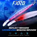 FJORD Hot Sale 28g Sinking Minnow Baits 125mm Luminous Artificial Hard Lures for Sea Bass Trout Snapper Fishing - photo 10