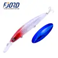FJORD Hot Sale 28g Sinking Minnow Baits 125mm Luminous Artificial Hard Lures for Sea Bass Trout Snapper Fishing - photo 2