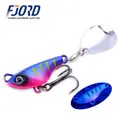 FJORD Sinking 14g Lead Hard Lures 18g Luminous VIB JIG Fishing Baits Rotating Sequins Sea Bass Salmon Pike Fish - photo 8