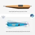 FJORD Wholesale 55g 120mm Rocket Pencil Lure UV Effect Artificial Fishing Lure for Pike Long Casting Fishing with Pencil Lure - photo 10