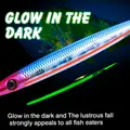 FJORD Casting Lure Sinking Fishing Bait Heavy Jigging 150g 3D Eyes Luminous Lead Jig - photo 10