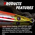 FJORD Lead Metal Sinker Slow Jig Saltwater Fishing Lure 200g Luminous Vertical Deep Sea Fishing - photo 10