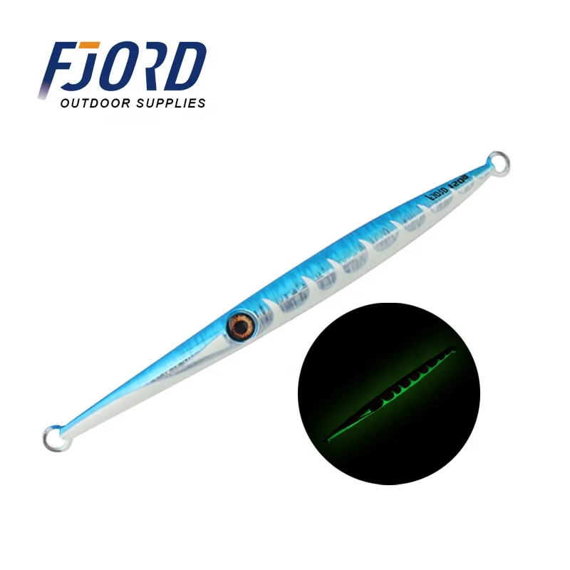 FJORD Fast Sinking Vertical Jig Speed Jigging Lure 100g  Metal Jig for Salmon Sea Bass Sea Fishing