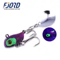 FJORD Lead Metal Vib Bait Spinner Spoon Fishing Lures 10g 14g Spinner Jig Lure Artificial Rotating Sequins - photo 7