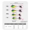 FJORD Rotating Metal VIB Vibration Bait 7g 10g 14g 21g Spinner Sinking Spoon Pin Crankbait Sequins Baits Fishing Tackle - photo 9