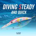 FJORD FJL5068 Floating Minnow Lure ABS Material Artificial Hard Bait for Trout Tilapia 130mm 24g Hooks Ocean Freshwater Fishing - photo 9