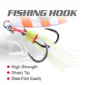 FJORD Saltwater Glowing Slow Pitch Jigging Lure 60g Metal Jig Rigged with Assist Hook - photo 10