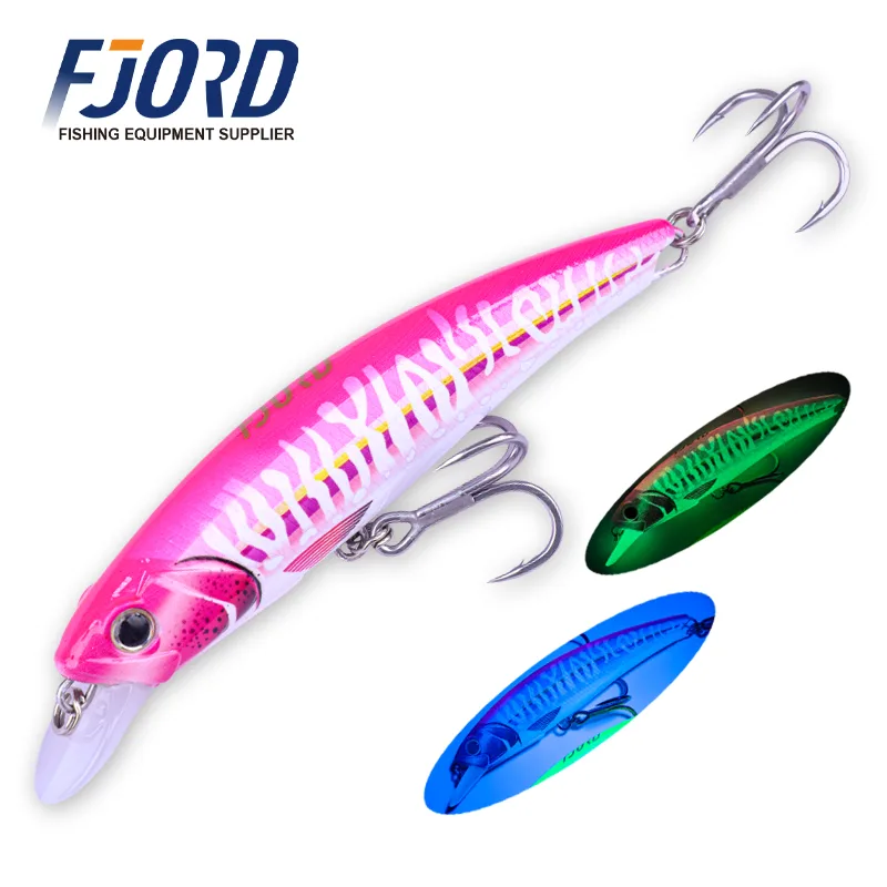 FJORD Hard Lures 120mm/26g 140mm/37g Floating Minnow Lures for Catfish & Tilapia-Saltwater & Freshwater Use Lake & River Fishing