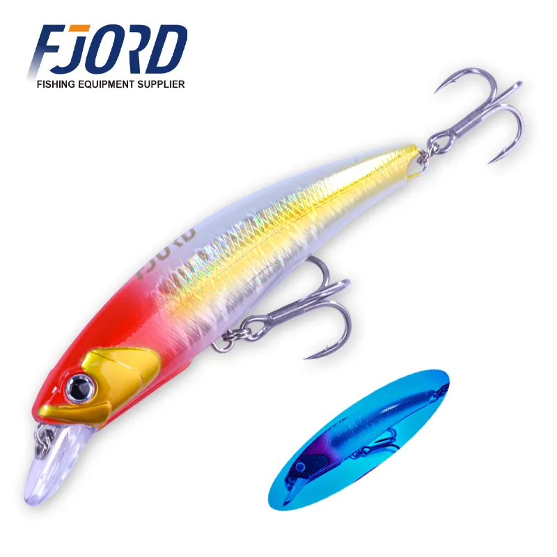 FJORD ABS Plastic Artificial Hard Bait Topwater Minnow Lures 120mm/26g 140mm/37g for Stream Ocean Freshwater Fishing Targeting