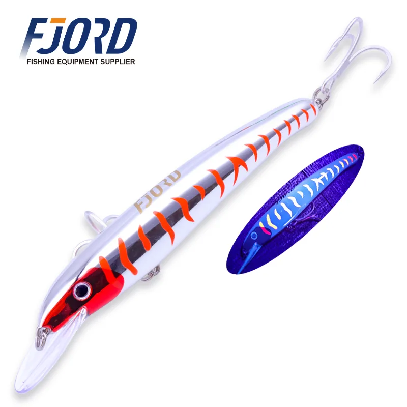 FJORD Trolling Floating Minnow Hard Lures 190mm 51g ABS Artificial Baits for Sea Bass Carp Bream Zander Catfish Fishing