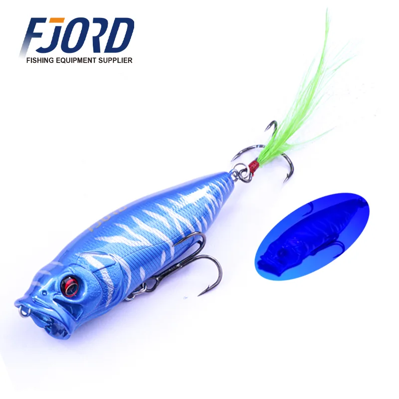 FJORD 80mm 13g Hard Bait Long Casting Floating Wobble Surface Model ABS Plastic Lure with Hooks