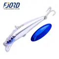 FJORD New Arrival 90mm 28g Stainless Steel ABS Bottom Bait for Ocean Boat Fishing Saltwater Lake Targeting Salmon Bream 3D Eyes - photo 8
