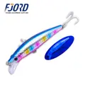 FJORD New Arrival 90mm 28g Stainless Steel ABS Bottom Bait for Ocean Boat Fishing Saltwater Lake Targeting Salmon Bream 3D Eyes - photo 2