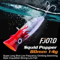 FJORD Customized ABS Artificial Soft Bait Popper Lures for River Lake Stream & Saltwater Fishing 14g 80mm Surface - photo 9