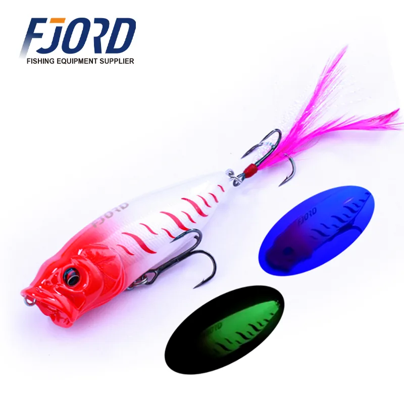 FJORD 80mm 13g Hard Bait Long Casting Floating Wobble Surface Model ABS Plastic Lure Hooks for Saltwater Fish Zander Sea Bass