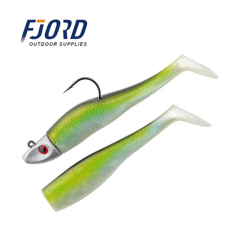 FJORD Artificial Soft Plastic Baits 42g Lead Jig Head Fishing Lures