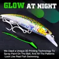 FJORD Stock 3d Printing 90mm 50g Plastic Minnow Lure Transparent Saltwater Fishing Mold Salmon Tuna Bream Sea Bass - photo 9