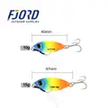 FJORD Fishing Jig Bottom Bait Deep Sea Fishing Lures 10g 15g 20g 40g 3D Eyes Saltwater Metal Printed Slice - photo 10