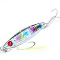 FJORD Saltwater Sea Fishing Lure Rattle Sound Metal Jig 40g 60g 80g 3D Eyes Slow Pitch Jigging - photo 8