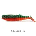 FJORD 3D Eyes PVC Soft Fishing Bait Paddle T Tail 9.6cm 8cm 6.2cm Swimbait Shad Lure - photo 4
