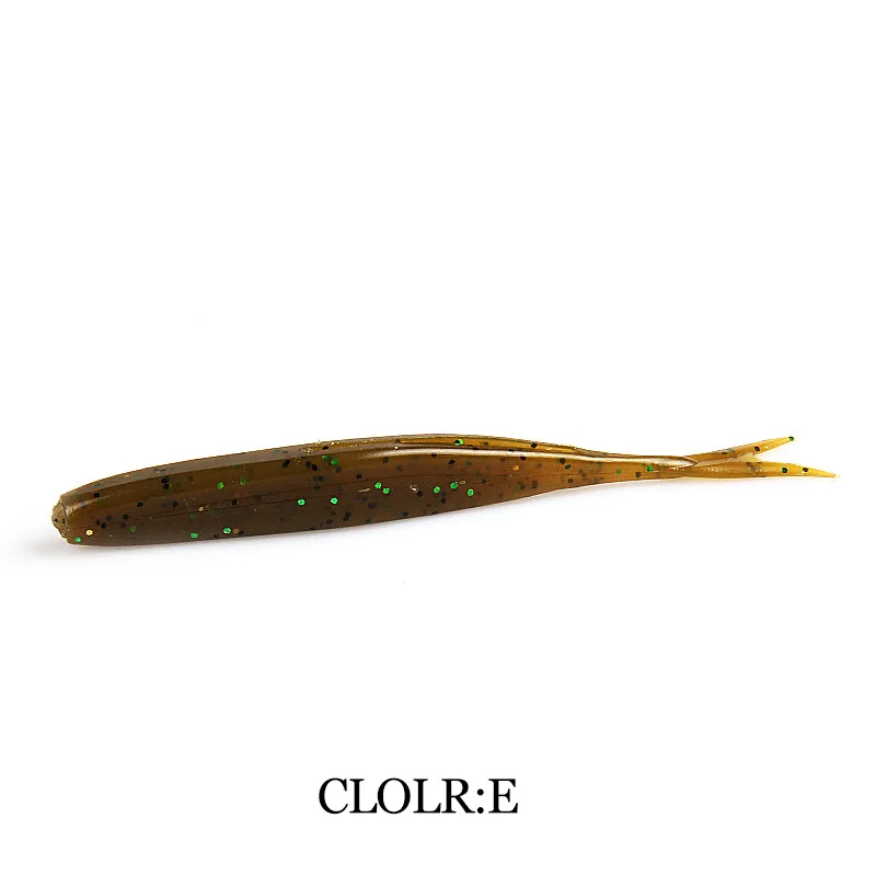 FJORD Soft Worm Lure Freshwater and Saltwater   7.5cm 1.8g Artficial  Fork Tail Fishing Lure