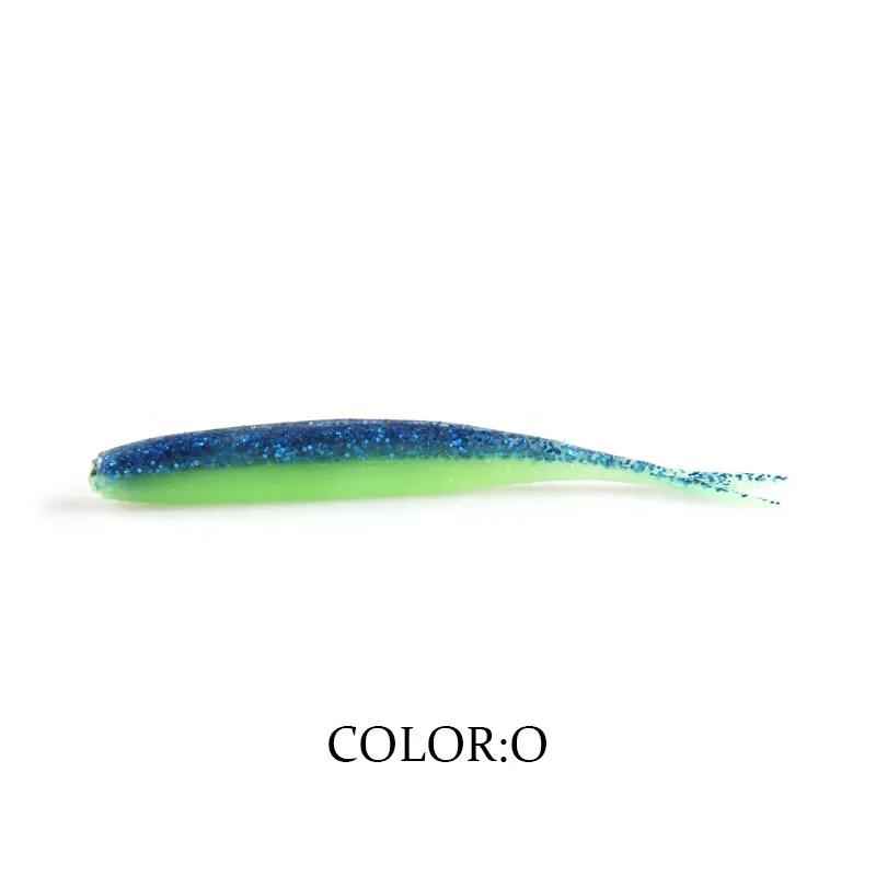 FJORD Soft Lure Lifelike Fork Tail Worm 7.5cm 1.8g  Soft Worm Bass Mandarin Fish