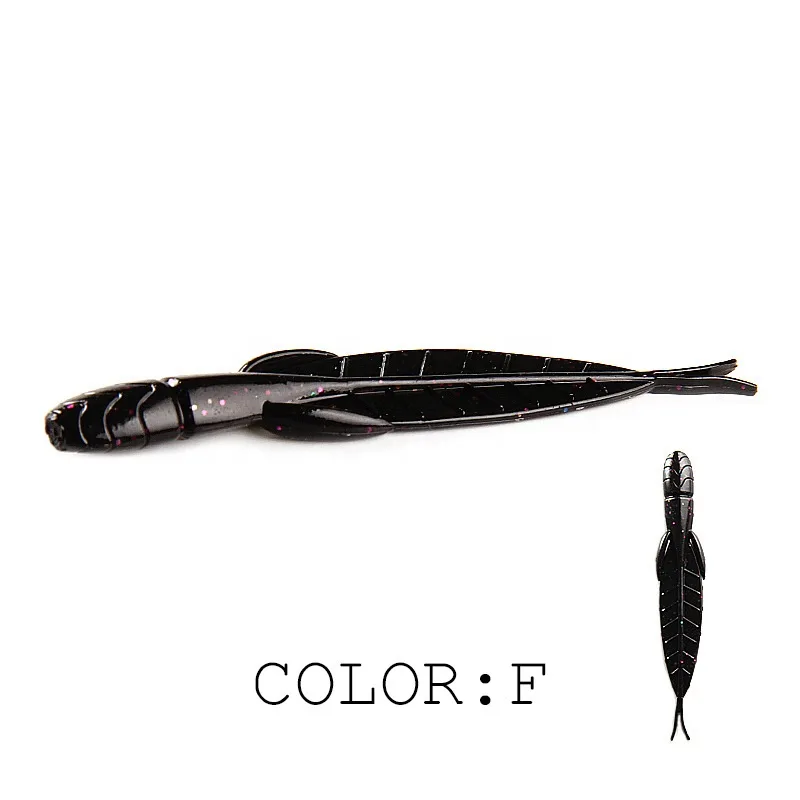 FJORD Soft Worms Bait Artificial Worm Soft Fishing Lure 7.8cm 1.42g PVC Worm Fishing Lure