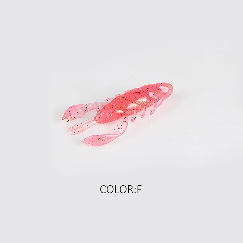 FJORD Soft Plastic Fishing Prawn Lure  7.8cm 1.42g Crawfish Worms Fishing Soft Plastic Ned Bait