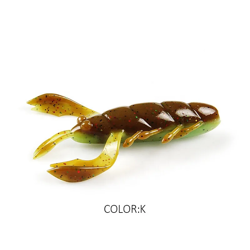 FJORD Shrimp Soft Bait UV Lighting 8.5cm 11.5g Salted Scented Fishing Lobster Craw Creature Rubber Bass