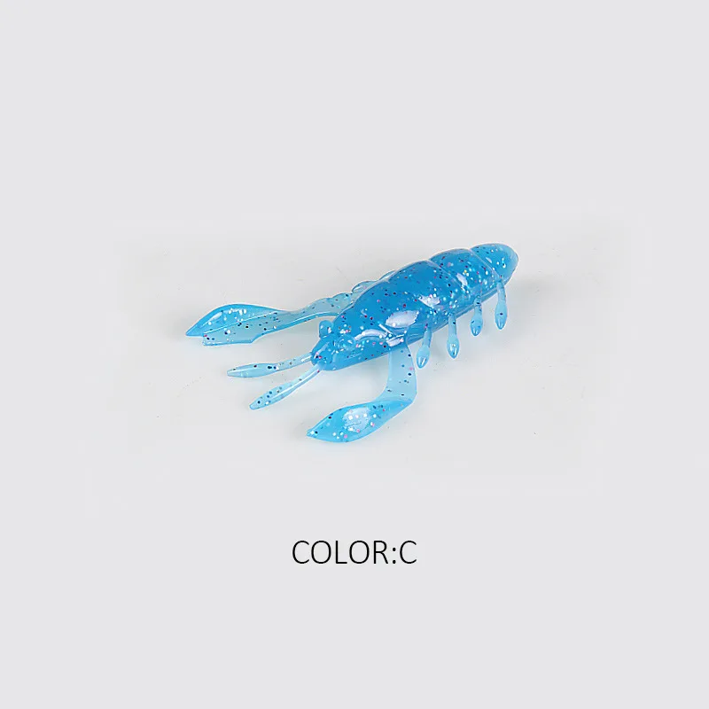 FJORD Fishing Lures Bass Fishing Jig Trailers 8.5cm 11.5g Soft Plastic Shrimp Creature Crawdad Bait
