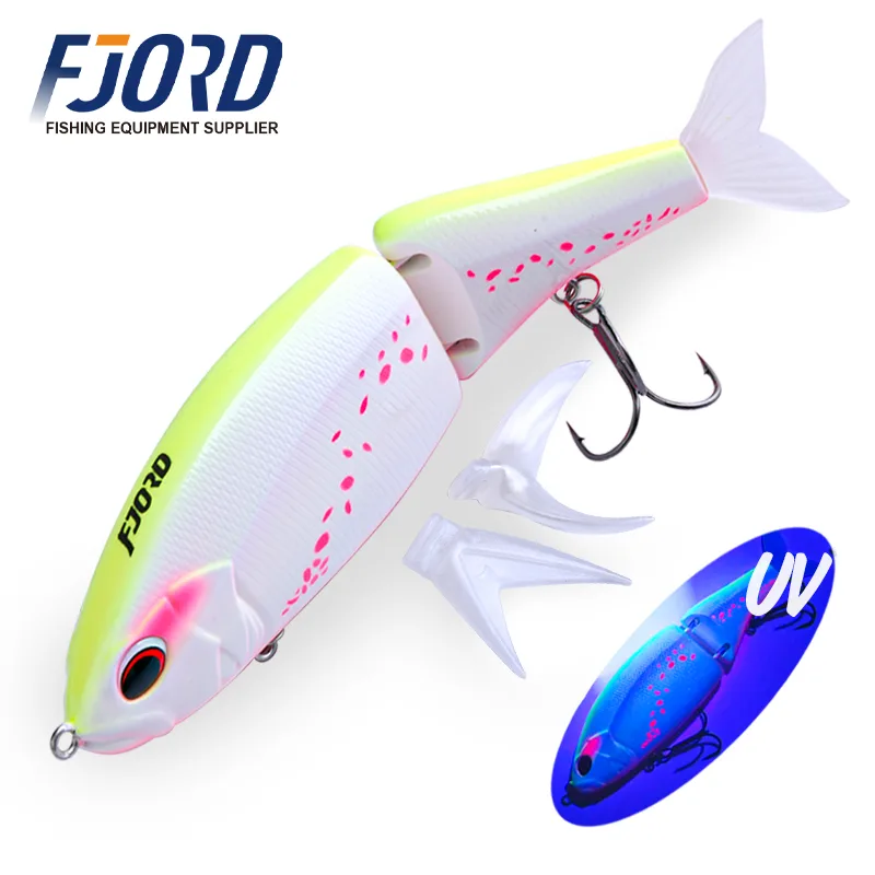 FJORD Strong Metal Jointed 2 Sections Fishing Lure 160mm 45g Big Bait Minnow Fishing Lure Artificial Lure